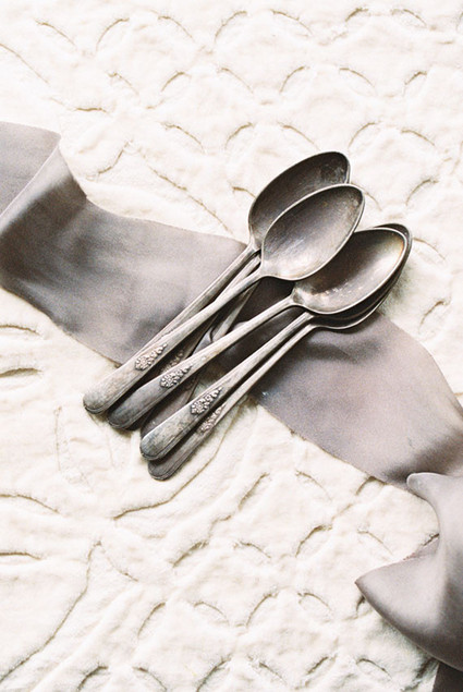 Vintage silver spoons