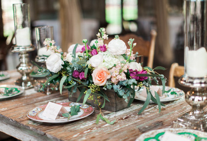 Rustic centerpiece