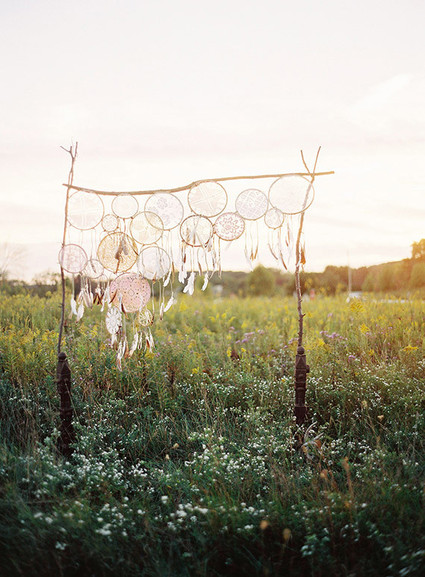 Dreamcatcher vintage lace backdrop