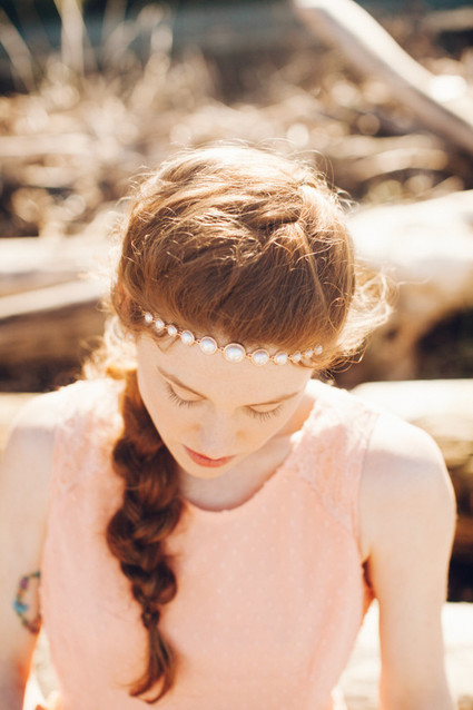 Silver headpiece