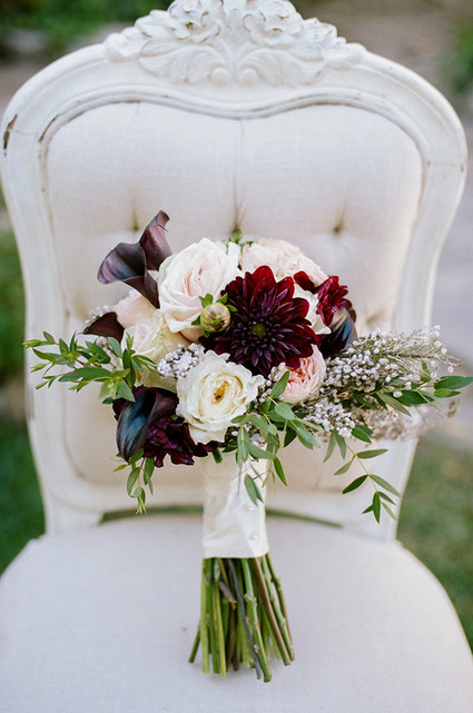 Colorful plum bouquet