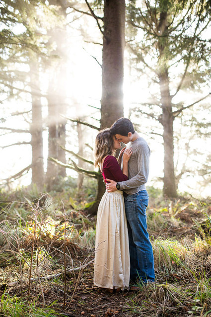 Oregon forest engagement photo