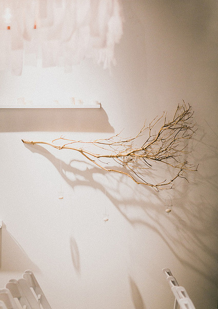 Gold hanging branch