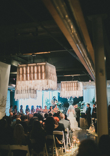 Moniker Warehouse wedding ceremony