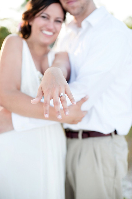 Surprise engagement photo