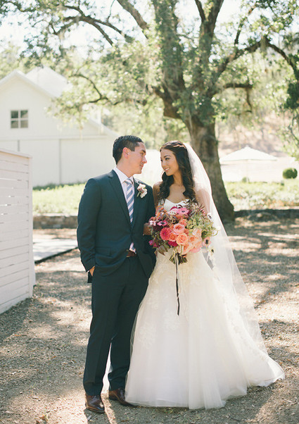 Ranch wedding portrait