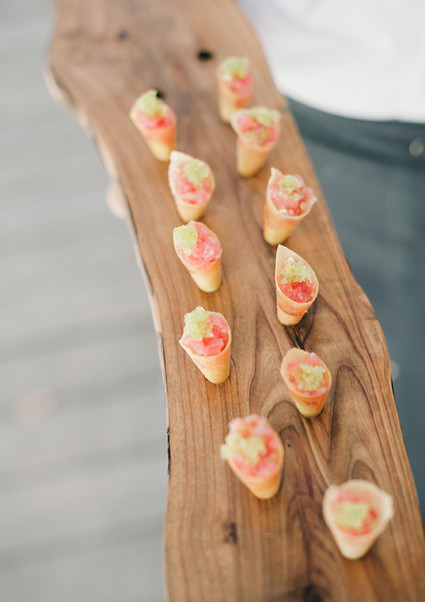 Modern wedding food