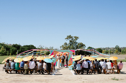 Modern Mexican wedding ceremony