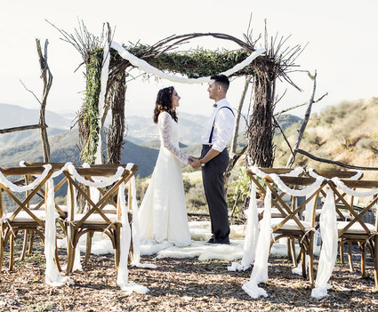 Outdoor California ceremony