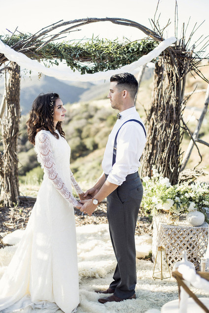Outdoor California ceremony