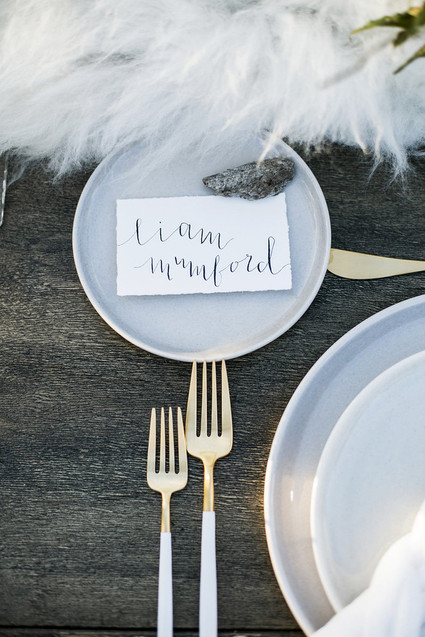 White and gold wedding inspiration