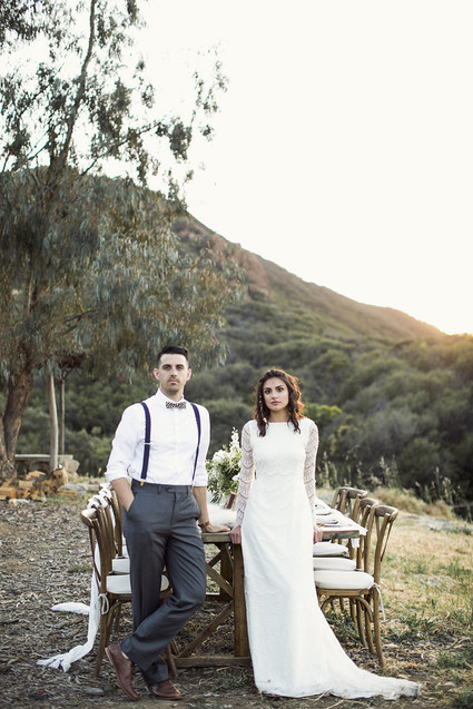 White and gold wedding inspiration