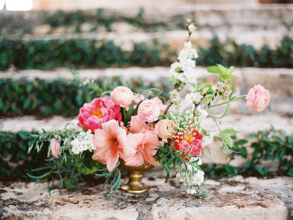 Pink floral arrangement