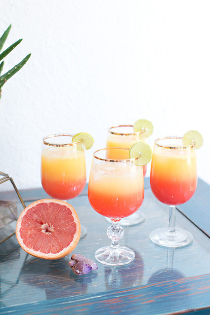 Sunrise cocktails