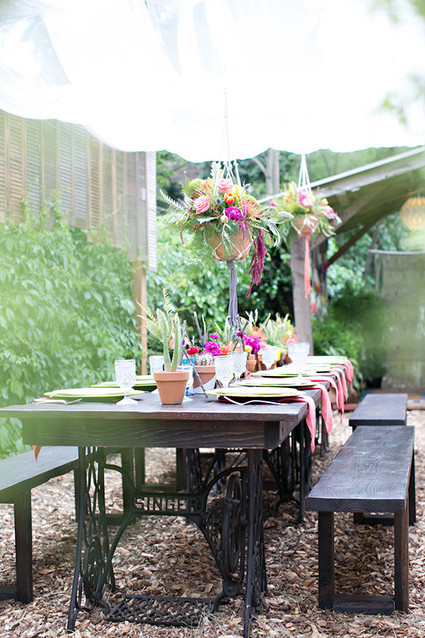 Boho baby shower on 100 Layer Cakelet