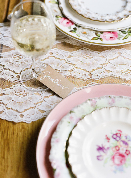 Vintage floral china