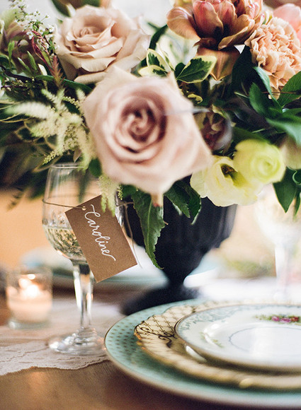 Vintage floral china