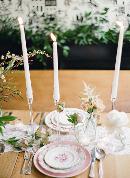 Vintage floral china