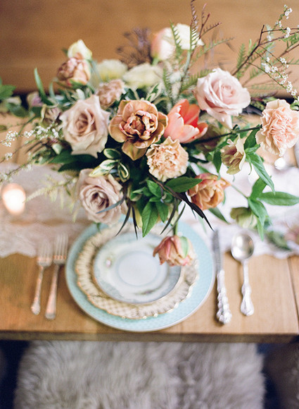 Vintage floral china