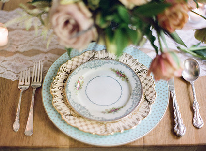 Vintage floral china