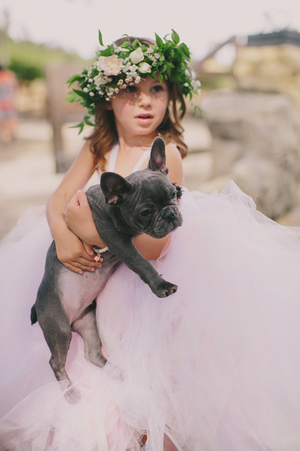 Punk tulle flower girl