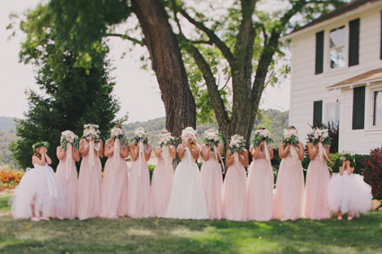 Pink bridesmaid dresses