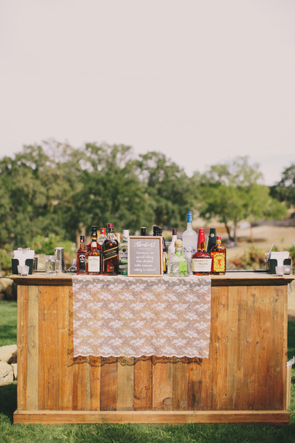 Outdoor cocktail bar
