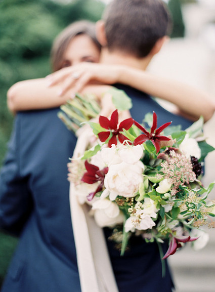 Intimate blue & metallic wedding inspiration