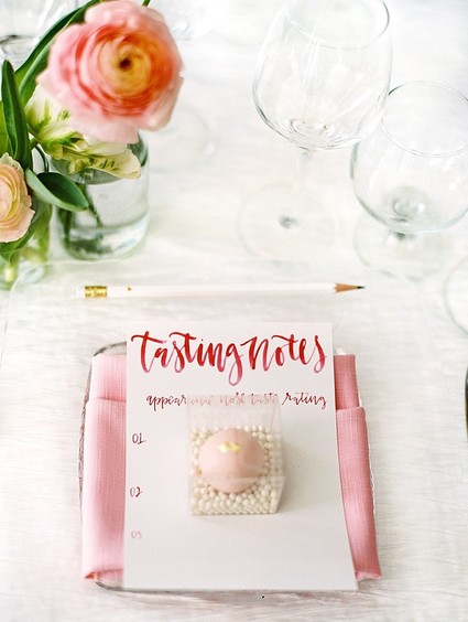 Modern pink bridal shower