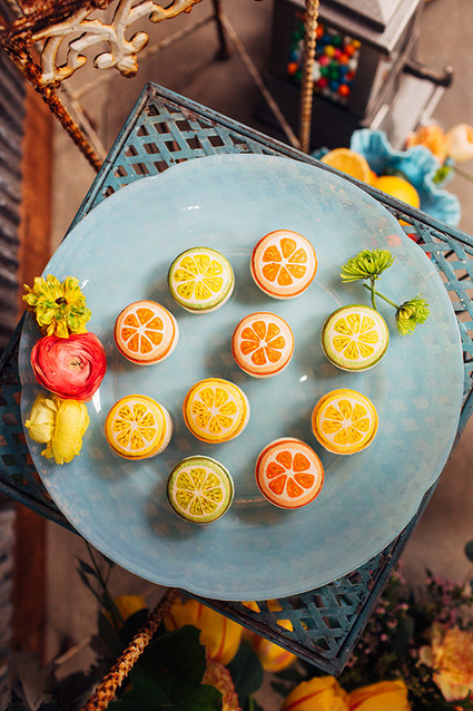Citrus inspired wedding inspiration