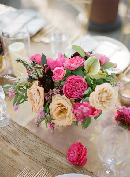Rustic and romantic vineyard wedding