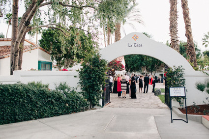 Modern Palm Springs wedding