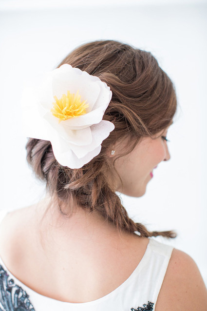 Flower hair piece