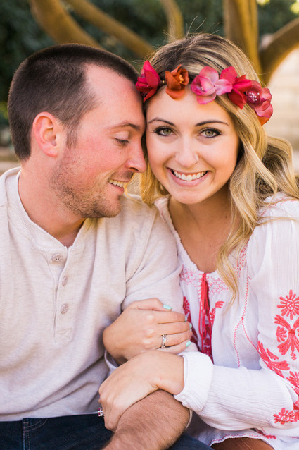 Surprise engagement photo