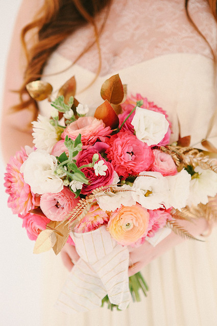 Pink and white bouquet