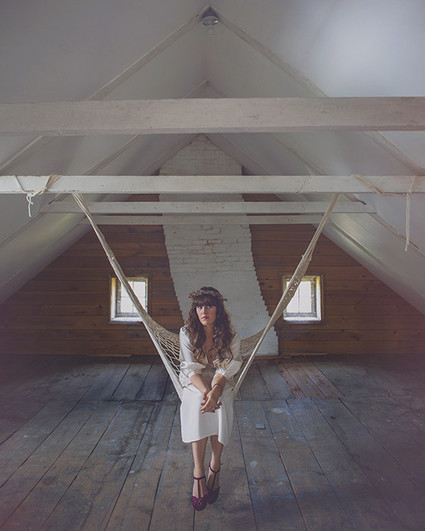 Bohemian bride photo