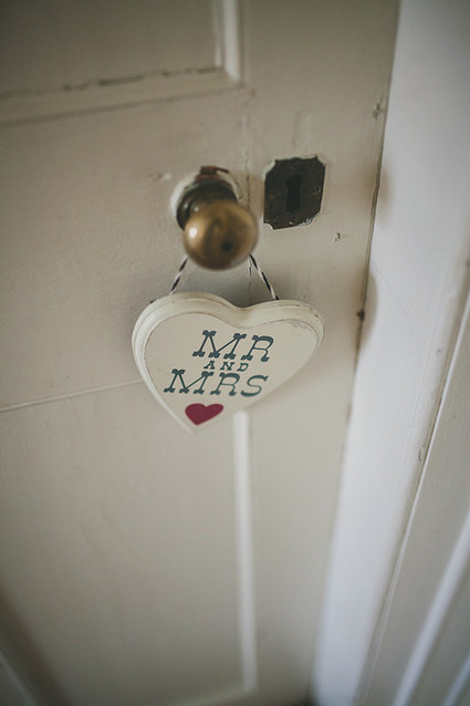 Mr. & Mrs door signage