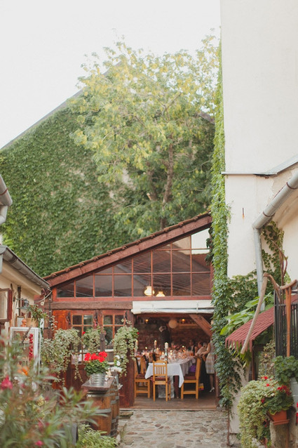 Romantic Slovakia wedding reception