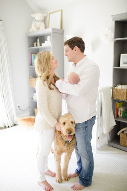 Light airy newborn photos