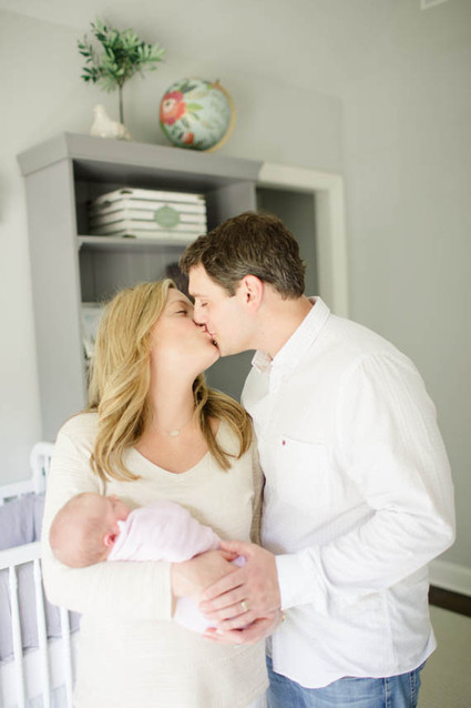 Light airy newborn photos
