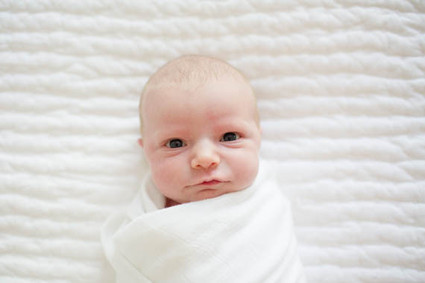 Light airy newborn photos