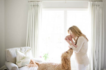 Light airy newborn photos