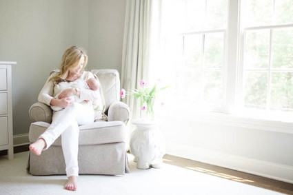 Light airy newborn photos