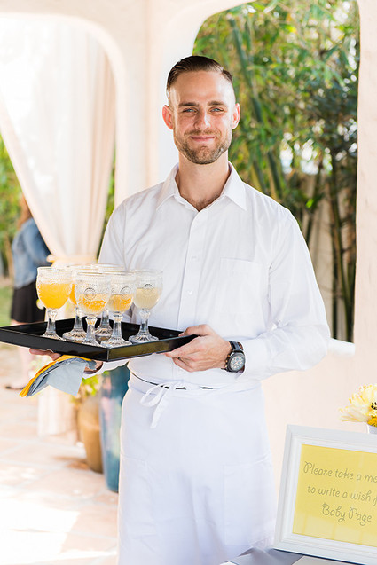 Yellow Backyard Baby Shower