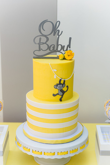 Yellow Backyard Baby Shower