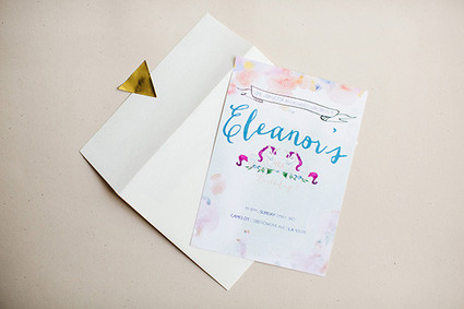 Unicorn party invite