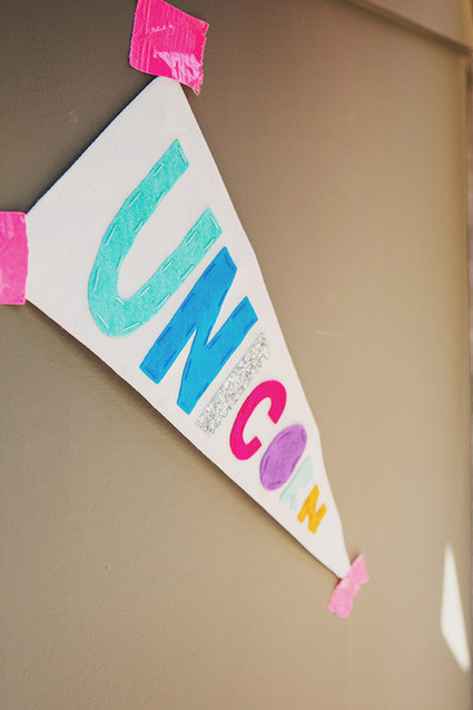 Unicorn pennant