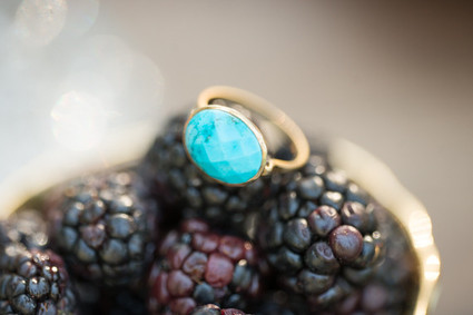 Blue stone ring