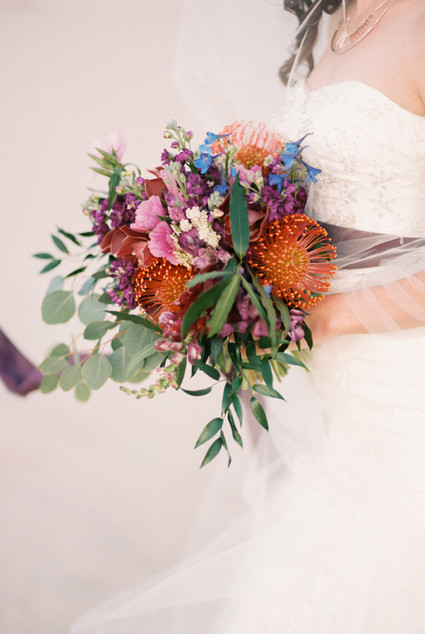 Tropical floral bouquet