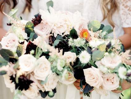 Rose bridal party bouquet